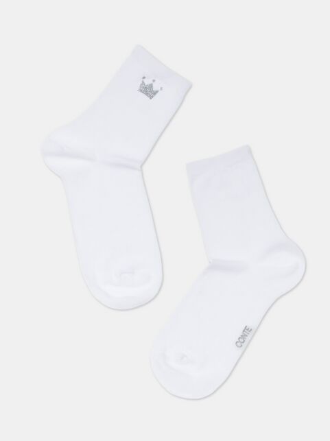 Носки из хлопка с сияющим рисунком "Queen" - купить в интернет-магазине Conte