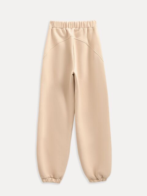 Джоггеры из футера на флисе с рельефными швами LBK 3227 - купить в интернет-магазине Conte