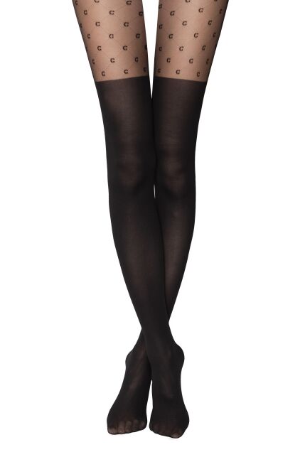 Колготки с имитацией гольфинов и рисунком «ромбы» COUTURE - купить в интернет-магазине Conte