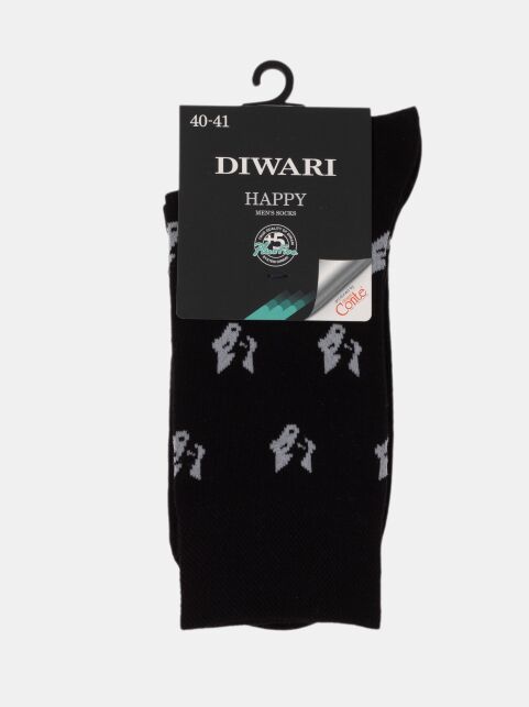 Хлопковые носки с рисунком «Wolf» - купить в интернет-магазине Conte