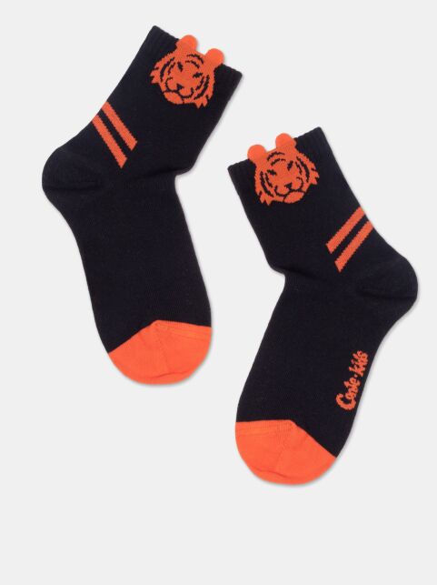 Носки из хлопка с декоративным 3D-пикотом “Tiger” - купить в интернет-магазине Conte