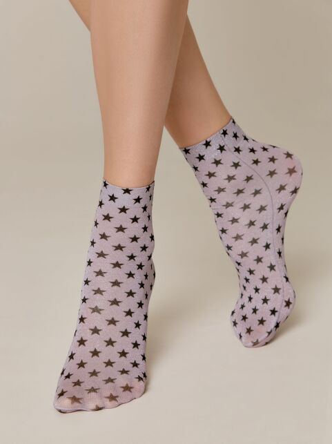 Сияющие носки с рисунком "Stars" - купить в интернет-магазине Conte
