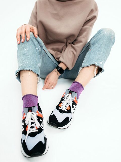 Носки из вискозы с люрексом - купить в интернет-магазине Conte