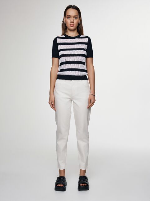 Джинсы mom fit с высокой посадкой CON-619 - купить в интернет-магазине Conte