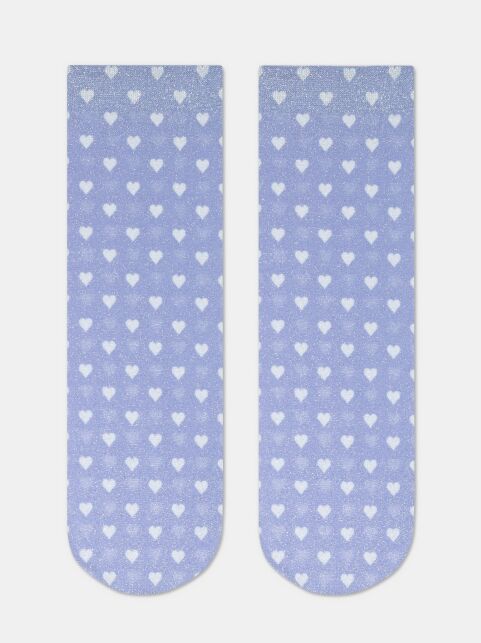 Сияющие носки с рисунком "Hearts" - купить в интернет-магазине Conte