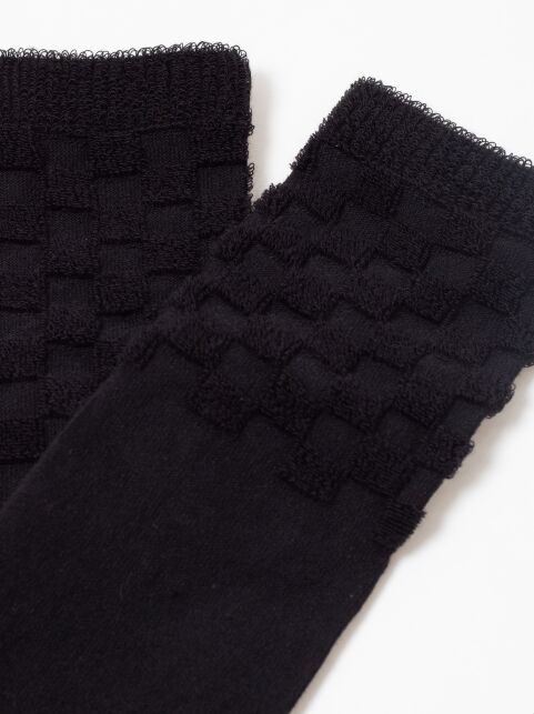 Махровые носки из хлопка с объемными рисунками «квадраты» COMFORT - купить в интернет-магазине Conte