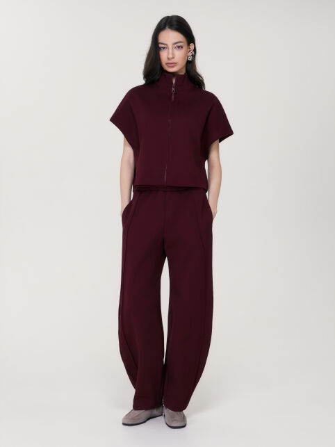 Жилетка на молнии из футера-пике LBL 3457 Жилетка на молнии из футера-пике LBL 3457 - купить в интернет-магазине Conte