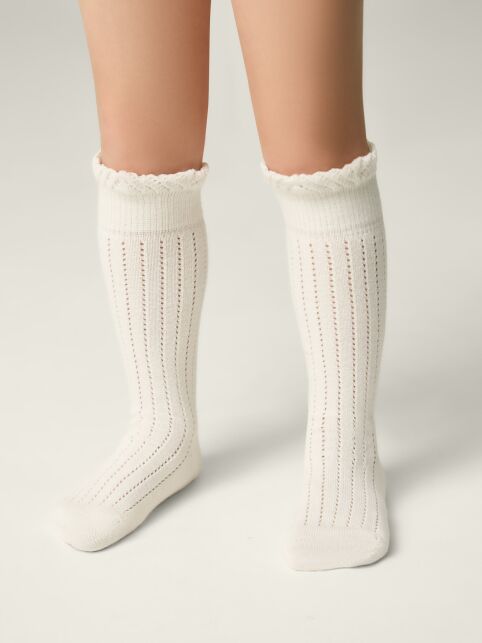 Гольфы с воздушными рюшами и хлопком MISS - купить в интернет-магазине Conte