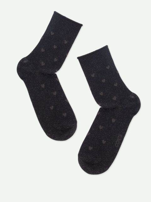 Удлиненные носки FANTASY с люрексом, модель 592 Удлиненные носки FANTASY с люрексом, модель 592 - купить в интернет-магазине Conte