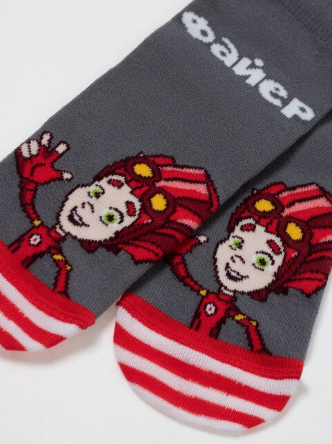 Носки с рисунком Файер по лицензии «Фиксики» - купить в интернет-магазине Conte