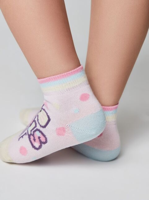 Хлопковые носки с веселыми рисунками "Веселые ножки", модель 464 - купить в интернет-магазине Conte