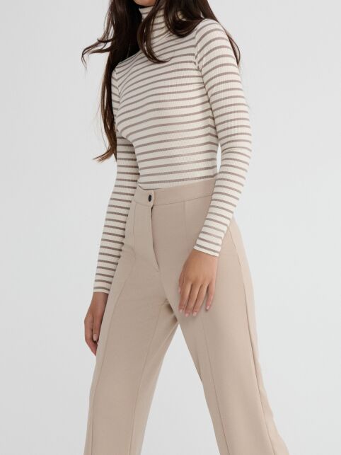 Брюки c разрезами из костюмного полотна LBK 2820 - купить в интернет-магазине Conte