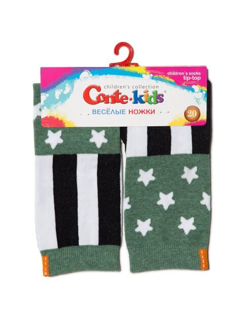 Хлопковые носки с веселыми рисунками "Веселые ножки", модель 280 - купить в интернет-магазине Conte