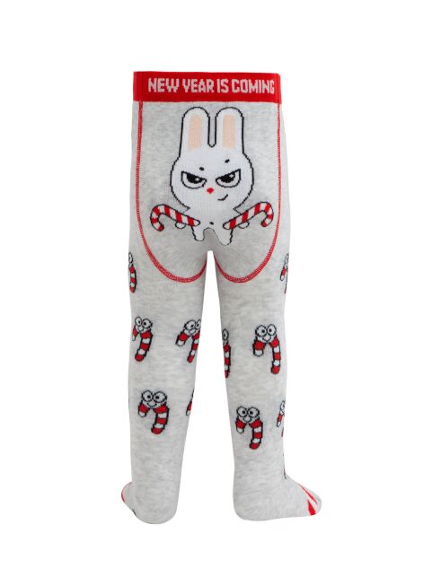 Новогодние колготки из хлопка «Сhristmas bunny» Новогодние колготки из хлопка «Сhristmas bunny» - купить в интернет-магазине Conte