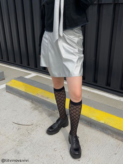 Гольфы в крупные ромбы DIAMOND - купить в интернет-магазине Conte