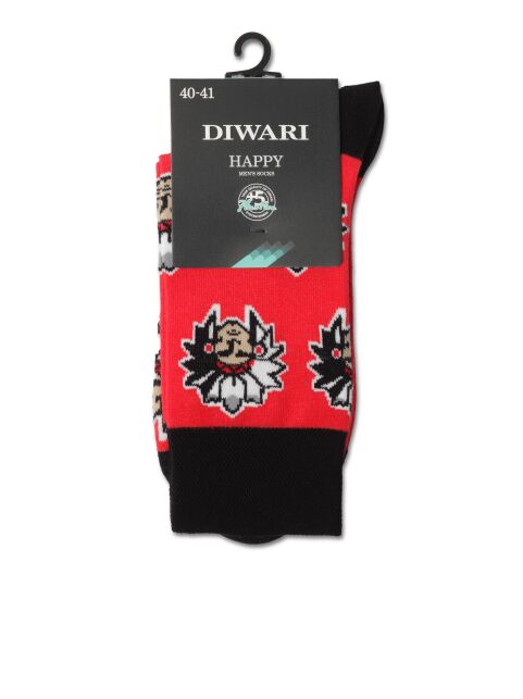 Хлопковые носки HAPPY с рисунком «Индейцы» - купить в интернет-магазине Conte