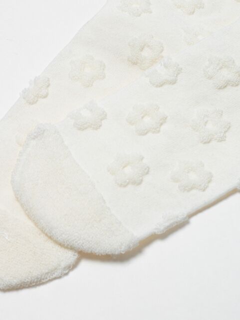 Махровые носки из хлопка с объемным рисунком «цветочки» COMFORT, модель 548 - купить в интернет-магазине Conte