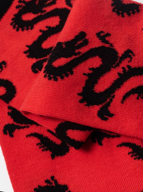 Хлопковые носки с рисунком «Dragon» - купить в интернет-магазине Conte