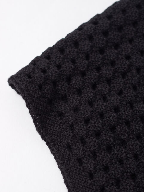 Ажурная косынка из пряжи с хлопком LDK25194 - купить в интернет-магазине Conte