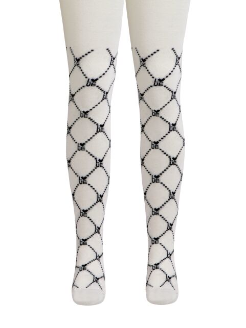 Колготки из хлопка с геометрическим рисунком «Love» - купить в интернет-магазине Conte