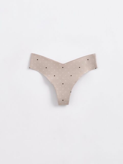 Бесшовные Трусы "бразилиана" с V-образной линией талии INVISIBLE LBR 1226 - купить в интернет-магазине Conte