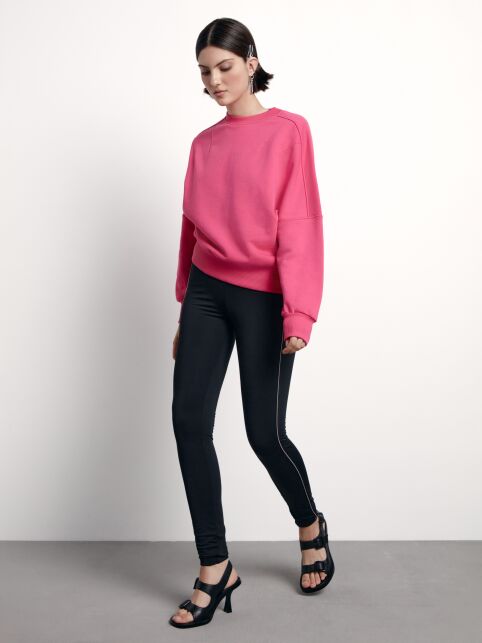 Леггинсы с кожаными вставками NEW LUX SHAPE (коробочка) - купить в интернет-магазине Conte