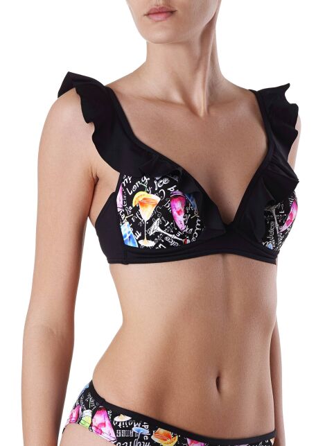 Лиф женский с уплотненными чашками MOJITO черный - купить в интернет-магазине Conte