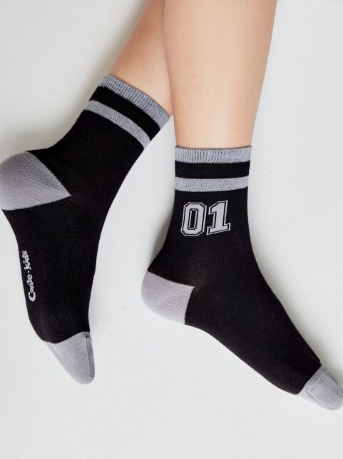 Хлопковые носки с рисунком “01” - купить в интернет-магазине Conte