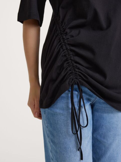 Футболка из хлопка со сборкой LD 3086 - купить в интернет-магазине Conte