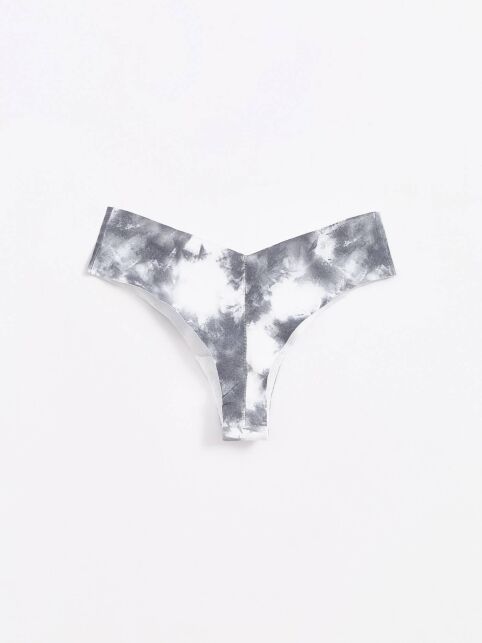 Бесшовные Трусы "бразилиана" с V-образной линией талии TIE DYE LBR 1749 - купить в интернет-магазине Conte