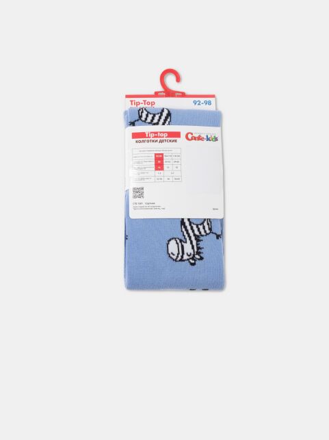 Хлопковые колготки с рисунком “Zebra” - купить в интернет-магазине Conte