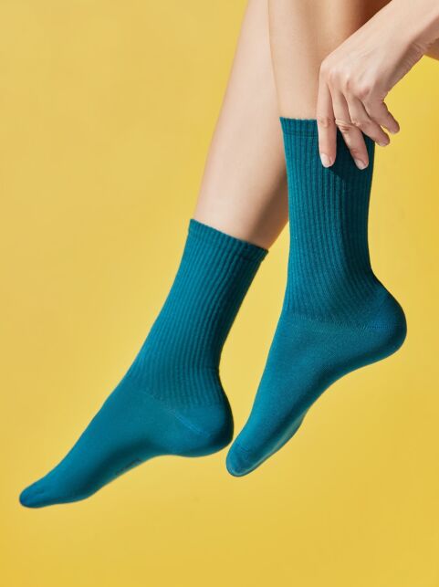 Удлиненные носки в рубчик из лимитированной коллекции - купить в интернет-магазине Conte