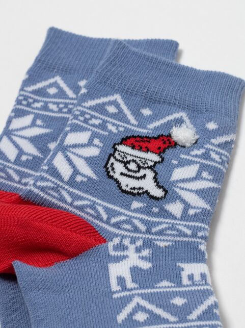 Новогодние носки с рисунком «Новогодний орнамент» - купить в интернет-магазине Conte