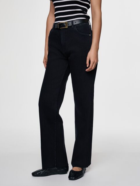 Джинсы straight с необработанным краем CON-621 - купить в интернет-магазине Conte