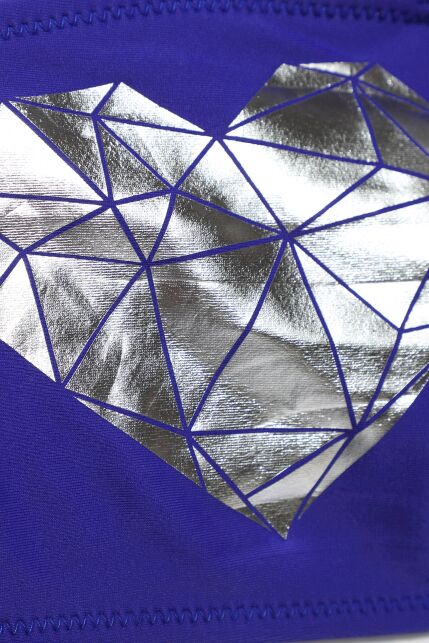 Лиф-бандо женский с металлическим принтом SWEET LOVE глубокий ультрамарин - купить в интернет-магазине Conte