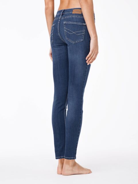 Классические джинсы Skinny cо средней посадкой 756/4909D - купить в интернет-магазине Conte