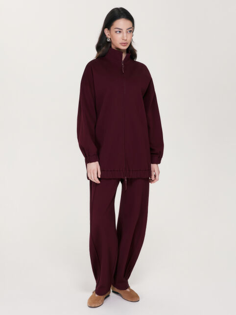 Свитшот на молнии из футера-пике LJ 3463 - купить в интернет-магазине Conte