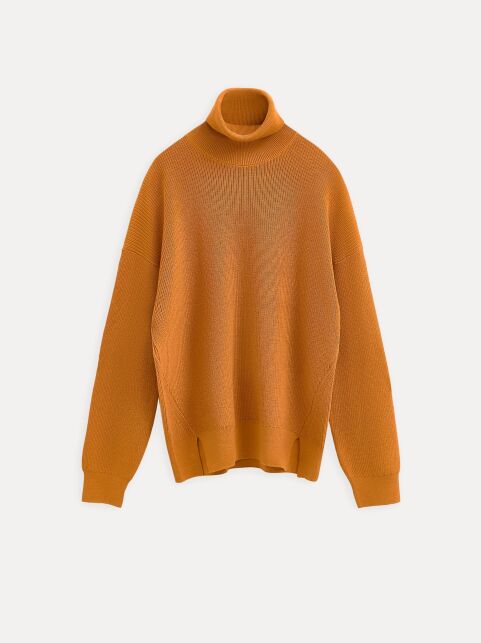 Джемпер свободного силуэта с отложным воротником стойкой LDK 24108 - купить в интернет-магазине Conte