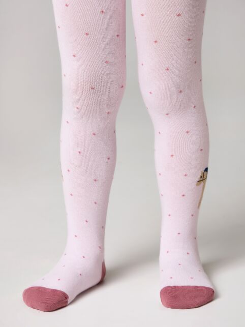 Хлопковые колготки с рисунком «Лошадки» - купить в интернет-магазине Conte