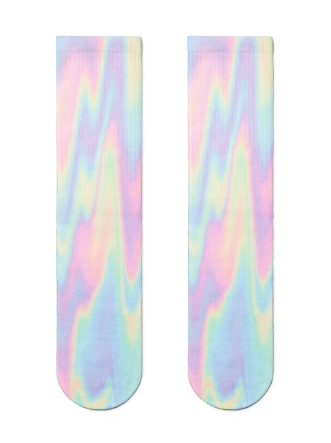 Удлиненные носки FANTASY с голографическим эффектом из лимитированной коллекции - купить в интернет-магазине Conte