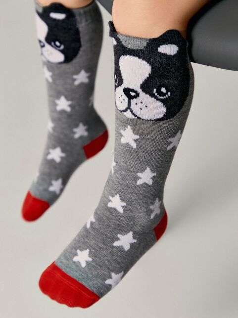 Хлопковые гольфы TIP-TOP с забавными мордашками, модель 042 - купить в интернет-магазине Conte