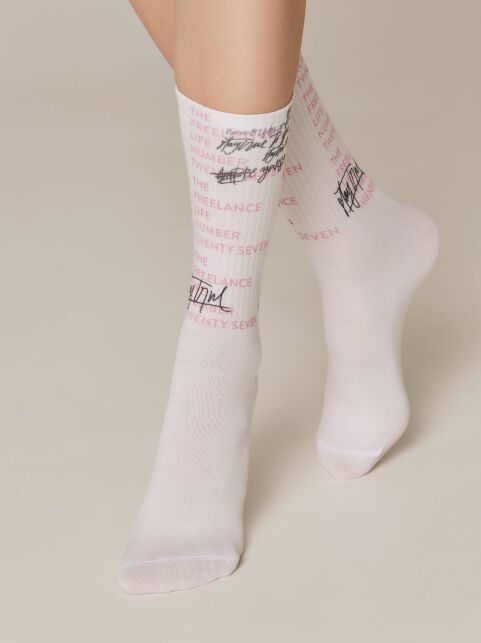 Удлиненные носки из лимитированной коллекции с рисунками "Freelance" - купить в интернет-магазине Conte