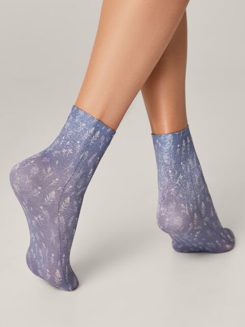 Сияющие носки с рисунком «Wildflowers» - купить в интернет-магазине Conte