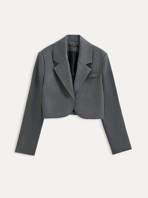 Укороченный жакет из костюмной ткани LJ 3253 - купить в интернет-магазине Conte