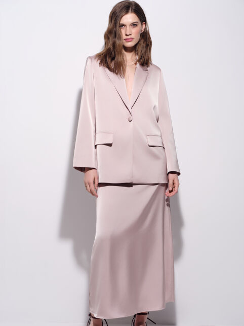 Жакет из плотного сатина с матовым блеском LJ 3388 - купить в интернет-магазине Conte