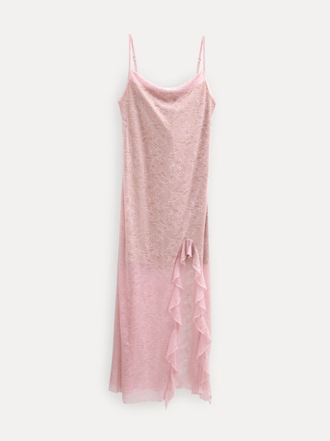 Платье-макси из кружева с фигурным разрезом LPL 3489 - купить в интернет-магазине Conte