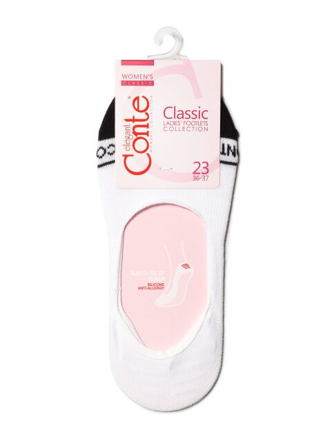 Хлопковые подследники с надписью «Conte» - купить в интернет-магазине Conte