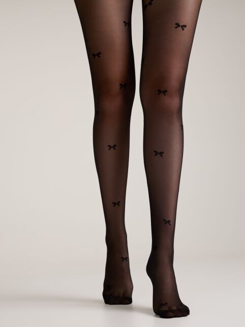 Колготки с рисунком «Бантики» LITTLE BOWS - купить в интернет-магазине Conte