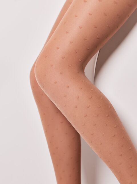 Колготки с рисунком "сердечки" ANABEL - купить в интернет-магазине Conte