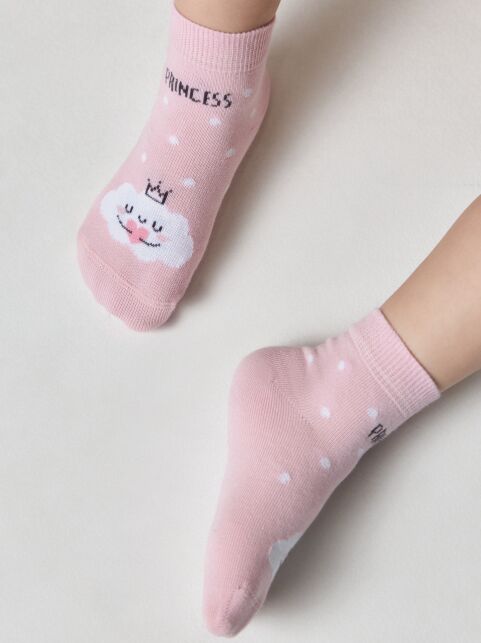 Хлопковые носки с рисунком “Princess” - купить в интернет-магазине Conte
